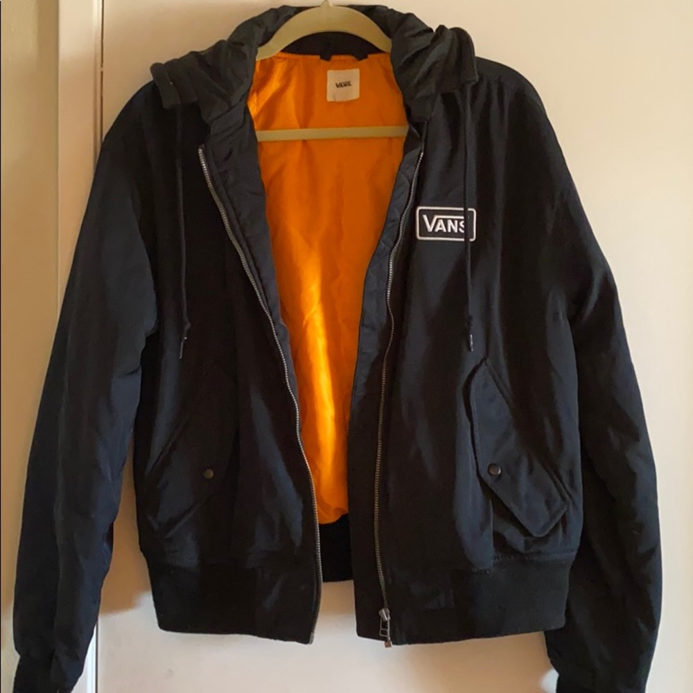 Vans women’s bomber jacket with hood
